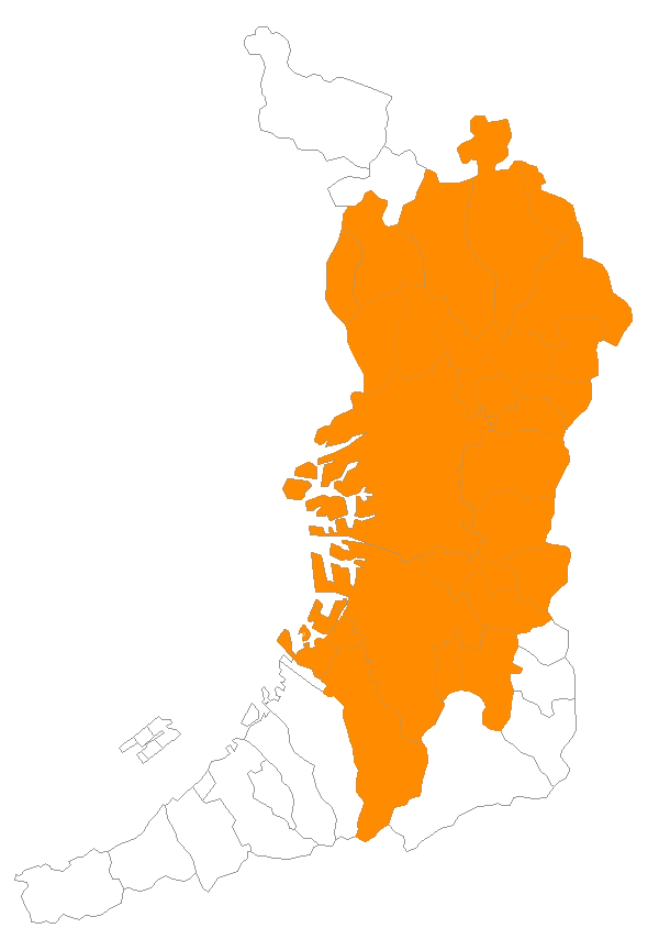 大阪出張買取エリアの地図